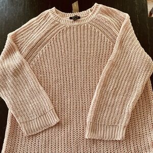 J. Crew women’s Open weave Linen sweater, NWT, XL